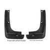 Hyundai Santa Fe Black Plastic Car Mudguard Flap Set