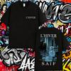 2025 Summer Rapper LHIVER Saif Album Graphic T Shirt Mens Gothic Hip Hop Short Sleeve 100 Pure Cotton Printed Leisure Tshirt
