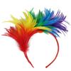 Flapper Feather Headband Burlesque Headpiece Flapper Headpiece Feather Headband