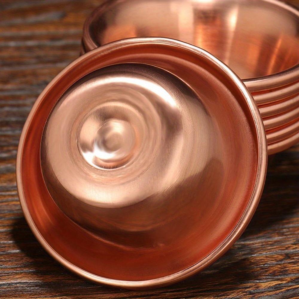 1PC 7cm Copper Tibetan Bowl Buddha Disciples to Supply Water Meditation Mini Brass Cup Home Desk Decor