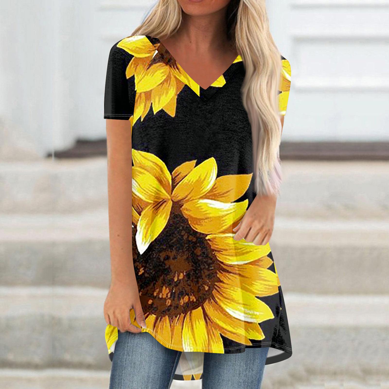 

Женские плиссированные свободные топы с короткими рукавами Плюс размер Повседневные топы с V-образным вырезом и короткими рукавами Повседневные летние футболки Женские топы Футболки Рубашки XXXXXL оранжевый