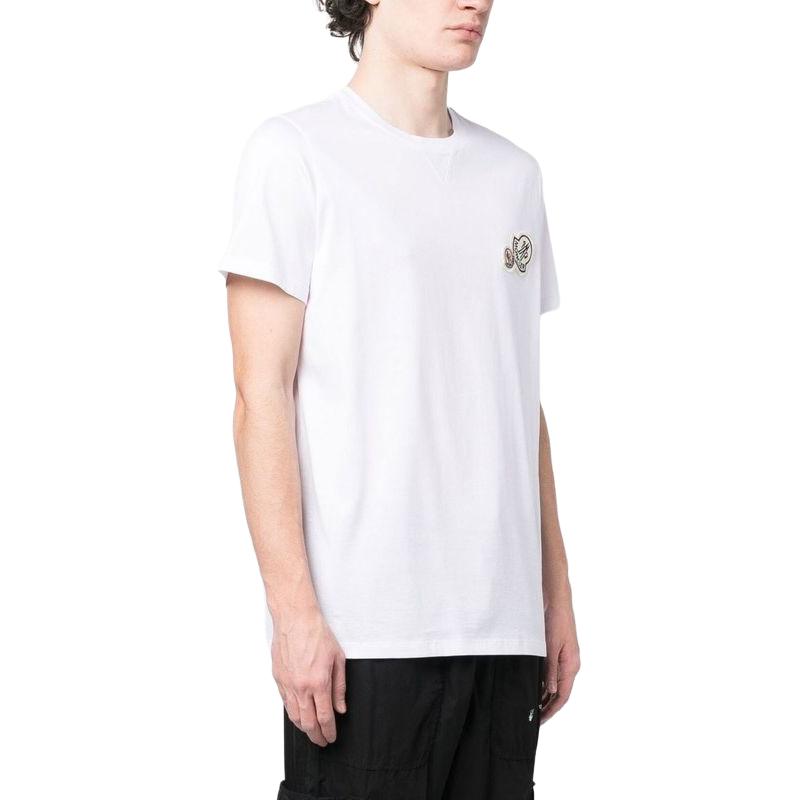 Moncler Logo Patch Crewneck T Shirt J10918C000588390Y001