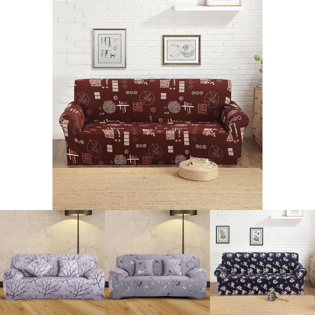 Slipcover Sofa Loveseat Chair Furniture Cover Floral Armchair Couch Covers