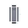 Caja externa M.2 Ewent EW7022 Aluminio Gris USB 3.2 Gen2 Alta velocidad Compacta
