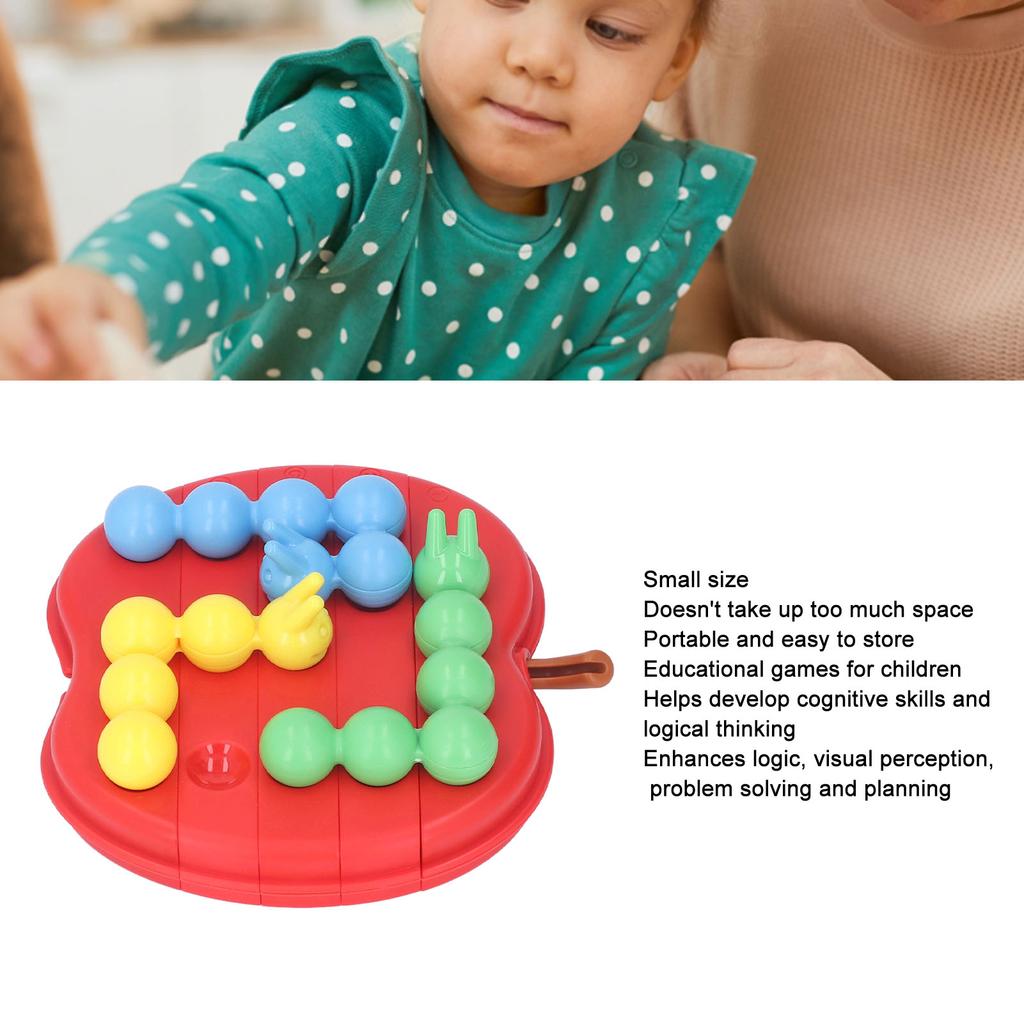 Fun Caterpillars Eat Apples Toys Logical Thinking Training Parent Child Interaction Kids Puzzle Toys for Early Education