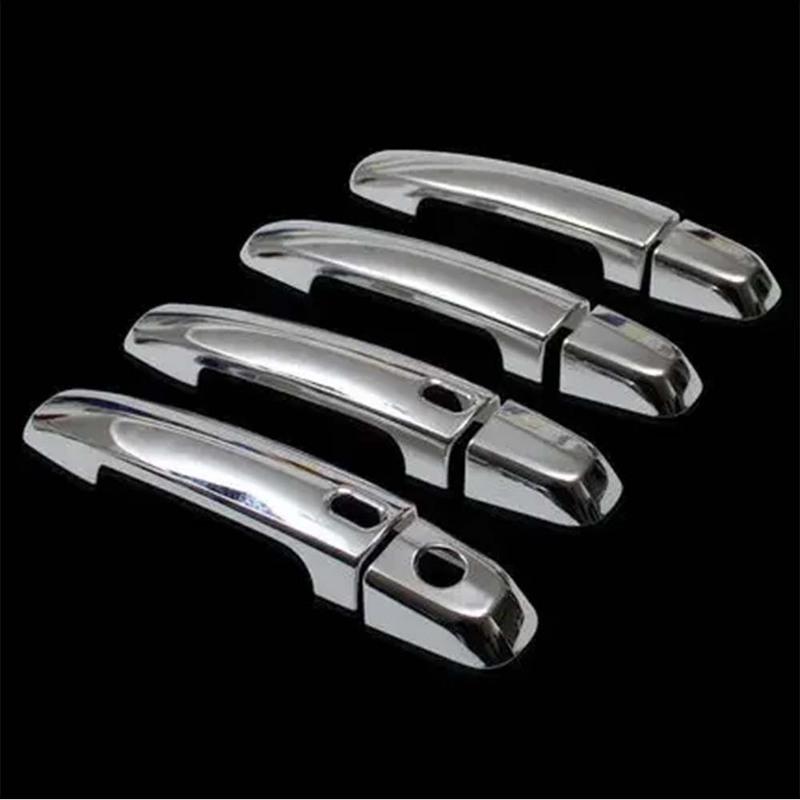 Door Bowl Handle Cover Car Decoration For Suzuki SX4 2006-2014 Smart Keyhole Cars Accessories Chrome Silver Exterior Styling