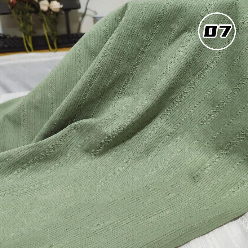 Cotton Jacquard Strip Breathable Soft Clothing Skin Friendly Fabric DIY Dress Mosquito Net Patchwork Needlework Clothing Supplie