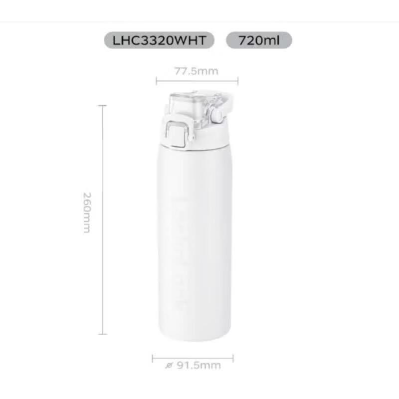 LOCKLOCK Mermaid Line Insulated Water Bottle 720 мл, белый