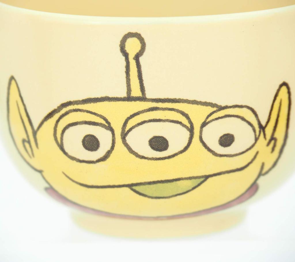 San Art Disney Pixar Alien Soup Bowl and Rice Bowl 300g "Toy Story" (Crayon Touch) Set, Approx. (SAN3078-3)