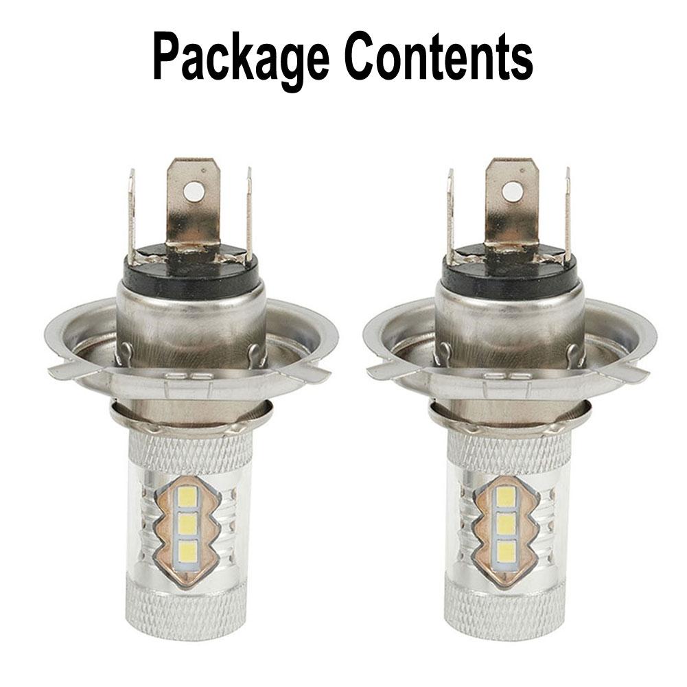 LED Fog Light Bulbs High Lighting Plug And Play 50