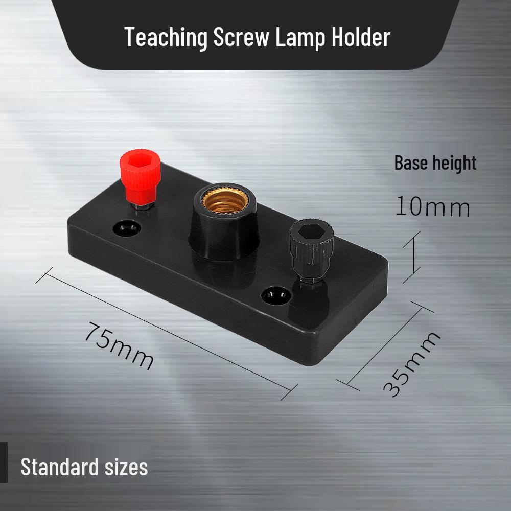 

Мини патрон для лампы для научных физических экспериментов: Последовательно-параллельный патрон с винтовым цоколем для маленьких лампочек