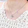 Tatiana Nacre Flower Heart Necklace_NZ1139 (2colors)