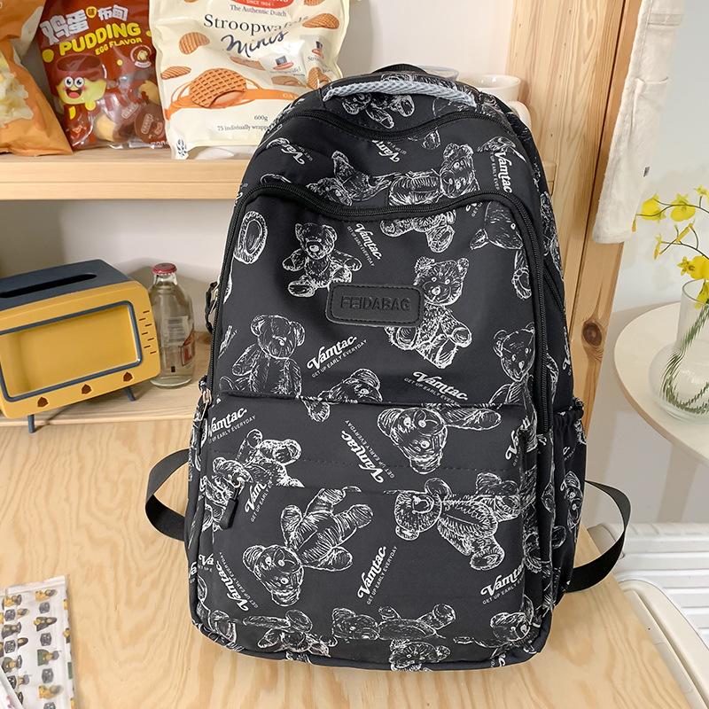 Schoolbag for Children Elementary School Students Cute Bear Middle School Students Girls Backpack