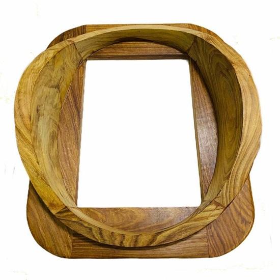 Stojan na podvodní helmu 45,72 cm, stojan na potápěčskou helmu amerického námořnictva Mark V, hnědý, dřevěný stojan