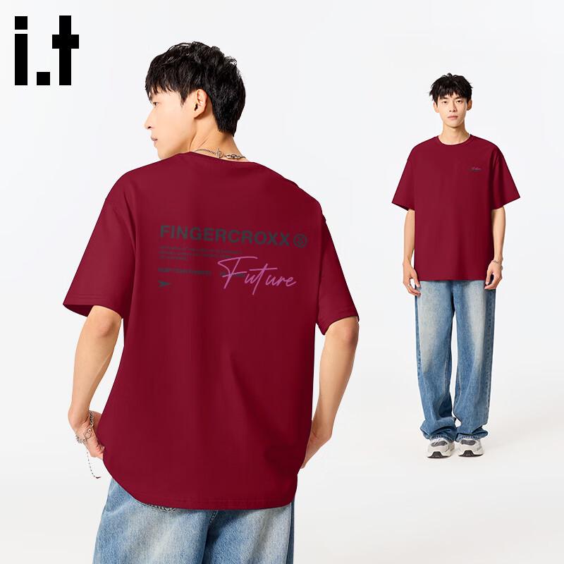Fingercroxx IT Men's Loose Fit Cotton Short Sleeve T-Shirt