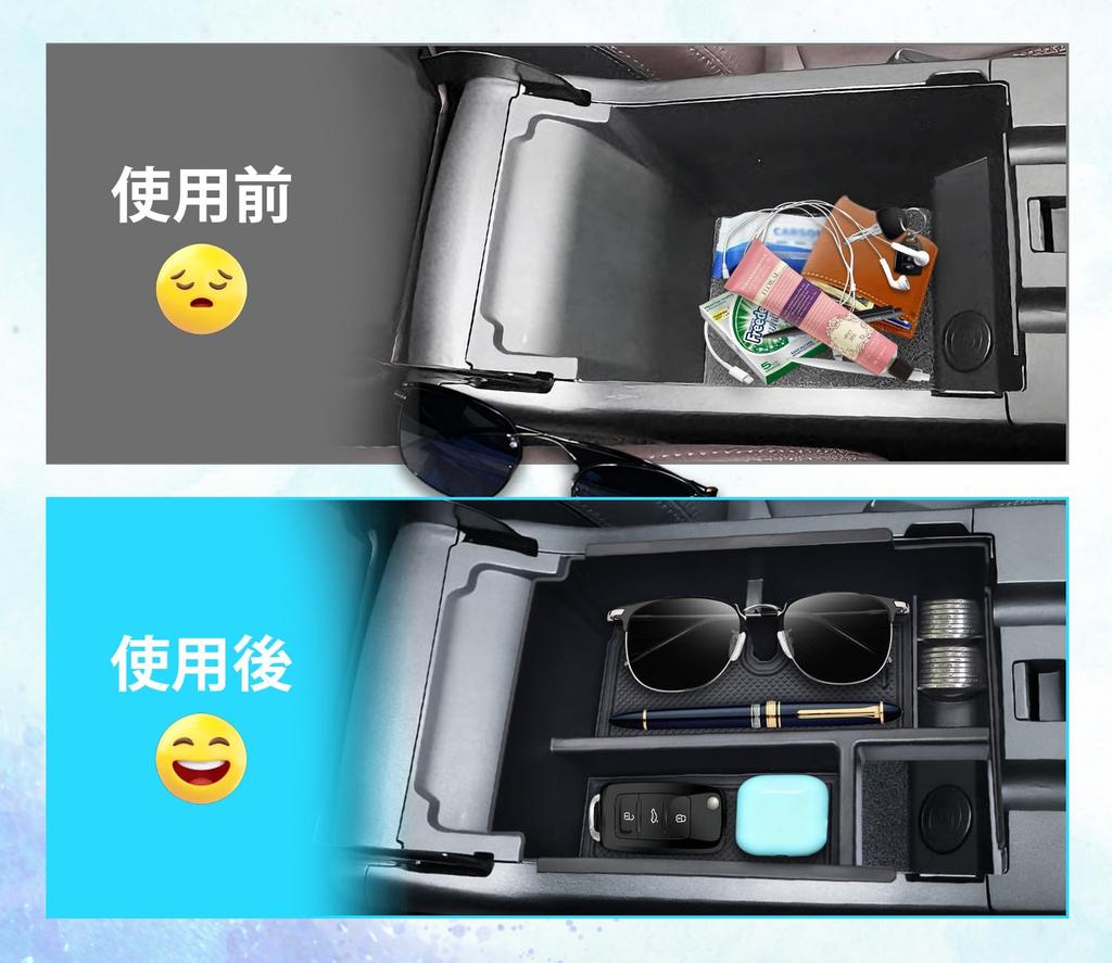 Subaru Levorg VN5 VNH Dedicated Center Console Box Storage Tray with Mat Scratch Scratch Center Console LEVORG VN5 VNH Lid, Anti-Slip Included,