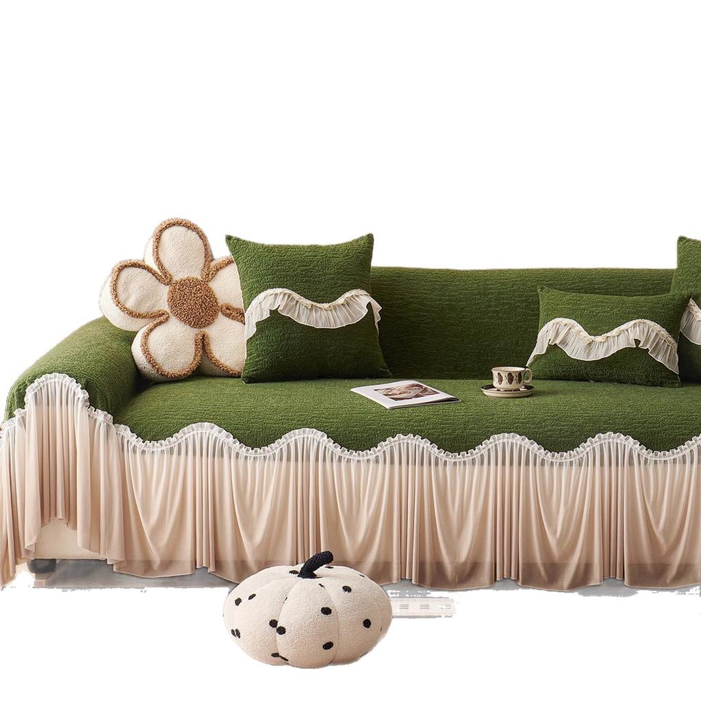 French retro sofa cover cloth is universal in all seasons, new high-end sofa towel, full cover non-slip sofa cover cover blanket