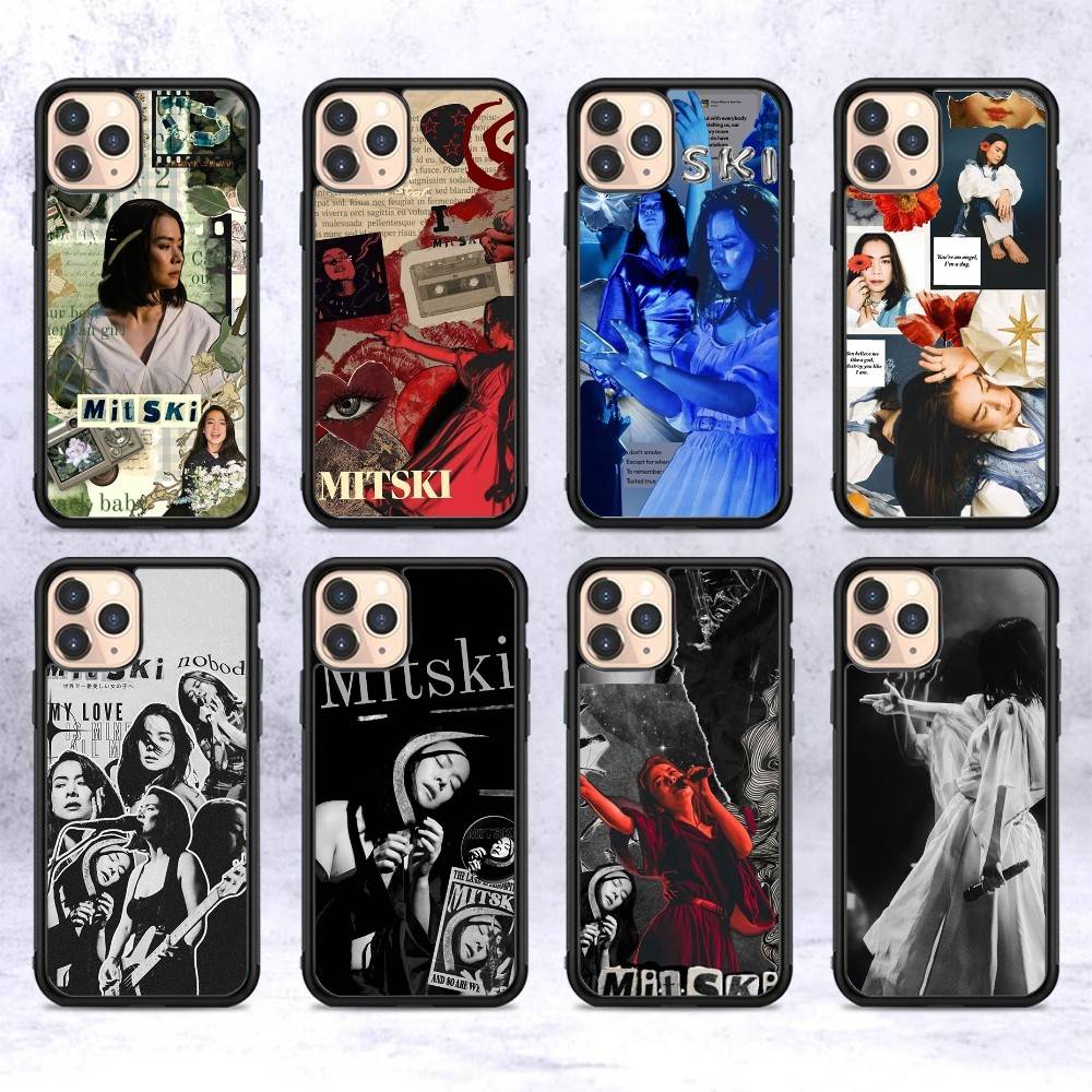 Beliebte Sängerin M-Mitski Für IPhone 17 16 15 14 13 Pro 12 11 Pro Max Harte PC+TPU Handyhüllen Rückseite