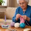 Yarn Holder For Knitting Smooth Bearing Storage Organizer With Rotating Mechanism 3d Printing Yarn Spool Rack For Women