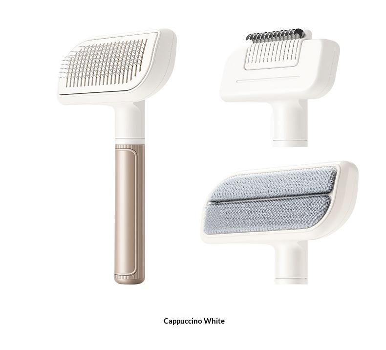 3 in 1 Smart Portable Vacuum Cleaner Automatic Dog Cat Pet Grooming Blow Dryer Brush Pet Hair Dryer белый