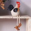 2pcs Resin Garden Animal Ornament Decorative Turkey Statue Funny Miniature Figurine Sculpture  Yard