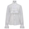 Men Steampunk Trench Coat / Shirt  Vintage Prince Overcoat Medieval Renaissance Jacket Victorian Edwardian Cosplay Costume