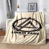 Linkin Park Flannel Blanket Soft All-Season Throw, Design for Camping, Car Travel, Hiking Sofa, Bed, Office Perfect Gift for Parties