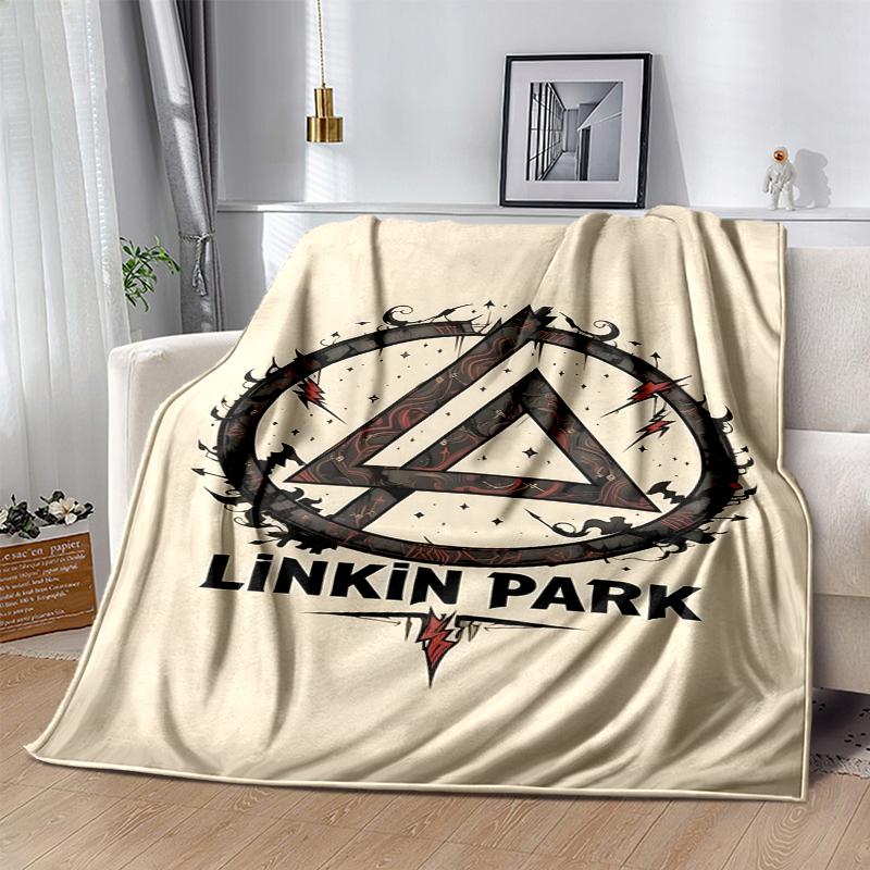 Linkin Park Flannel Blanket Soft All-Season Throw, Design for Camping, Car Travel, Hiking Sofa, Bed, Office Perfect Gift for Parties