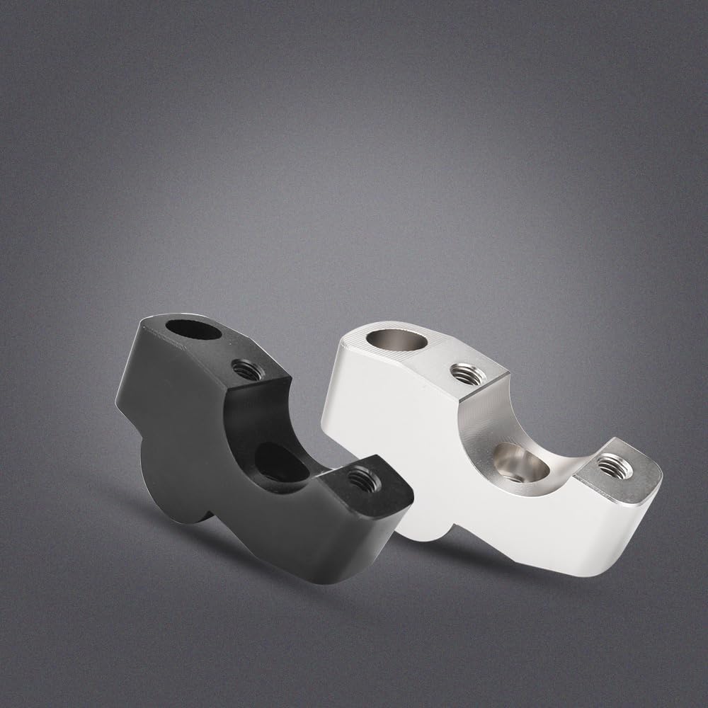 LEDISHUN Handlebar Risers for Honda CB650R (2019-2023), Increases Handlebar Height by 2.8cm and Moves 2cm Backward (Black)