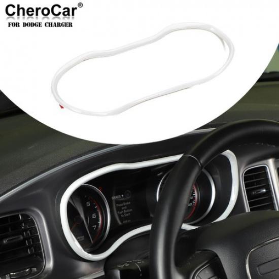 Armaturenbrett Panel Dekor Abdeckung Zierleiste Rahmen Für Dodge Charger Zubehör 15-20 Weiß
