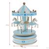 Classic -Round Carousel Music Box