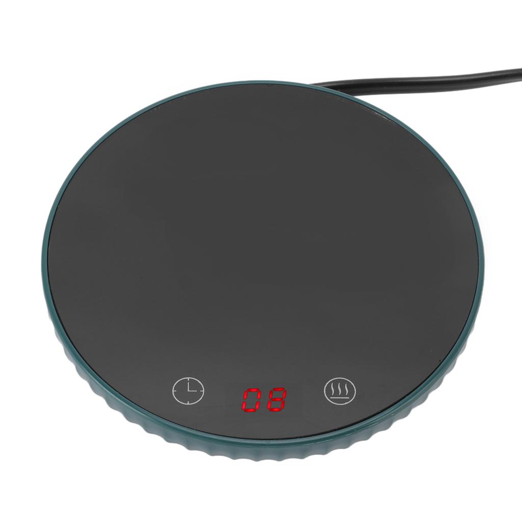 Cup Warmer 55 degrees C Constant Temperature Digital Display Touch Button Heating Coffee Warmer for Desk