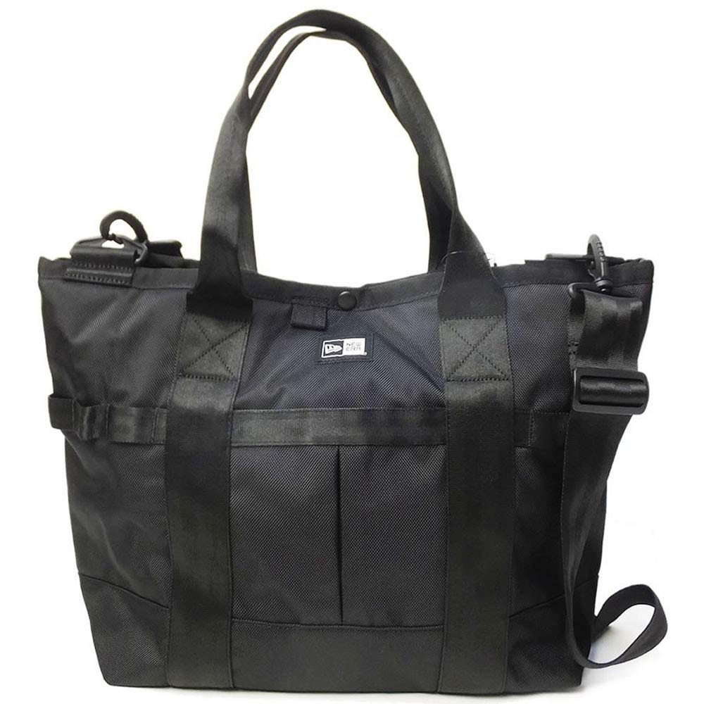 New Era Tote Bag with Shoulder 11404124 2-Way Strap, 22L, Black,