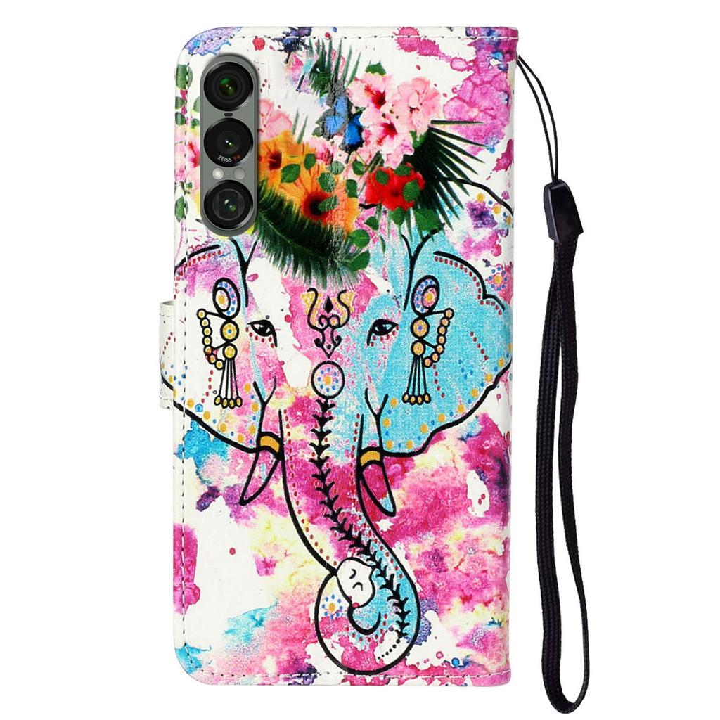 DIERFENG DF-03 For Oppo Reno14 5G (Global) Case Lines Imprint Wallet Leather Phone Cover with Wrist