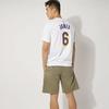 Nike NBA Los Angeles Lakers LeBron James No. 6 Crew Neck T-Shirt Men Tops White DR6381-106