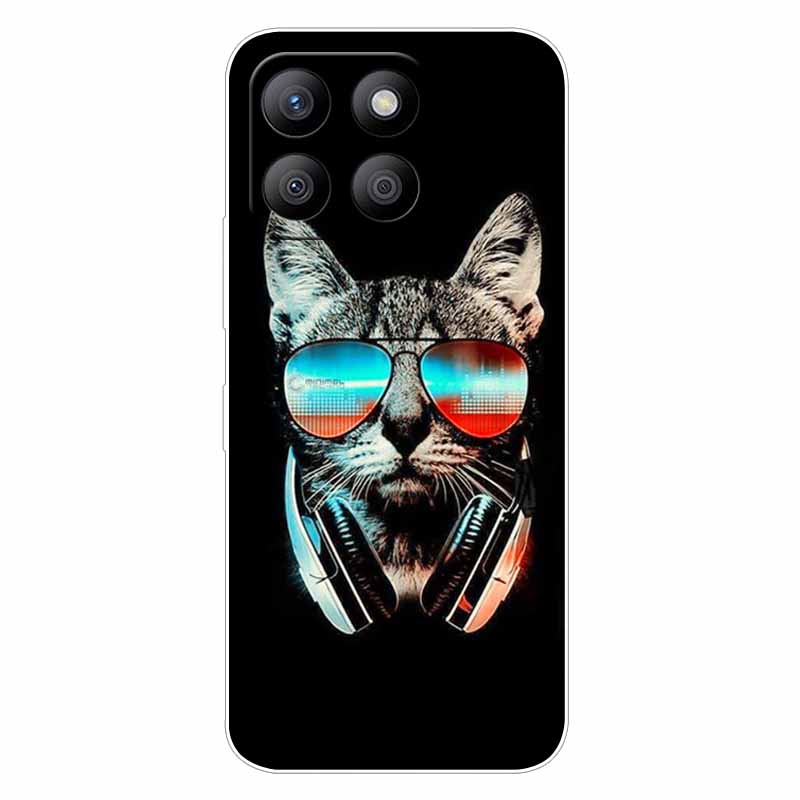 For Honor X8b Case Silicone Soft TPU Fashion Owl Lion Animal Bumper Cover for Huawei Honor X8b Case HonorX8B Shockproof Shells