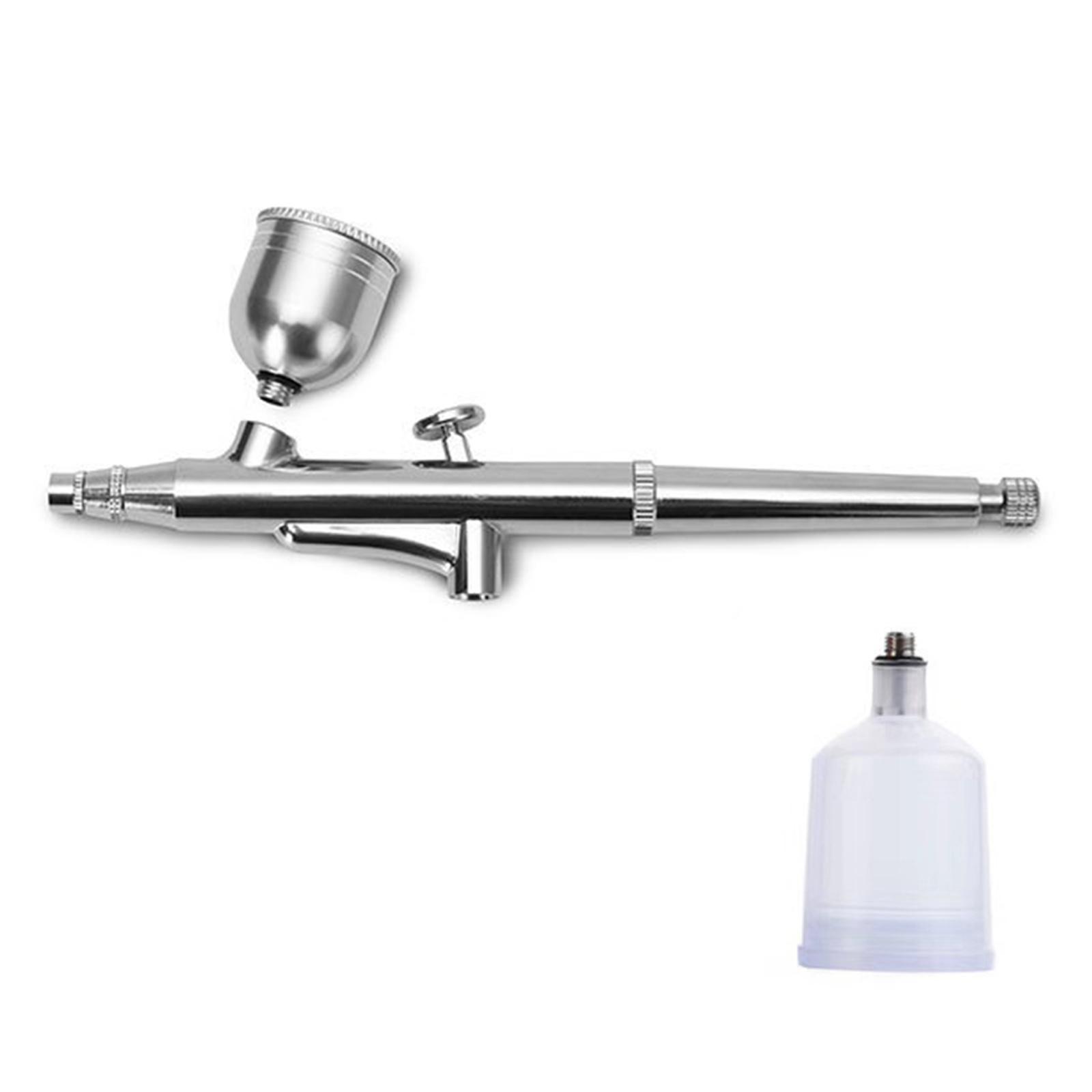 

Професійний набір аерографа 10 мл 20 мл пляшки з розпилювачем 0,3 мм отвір для макіяжу моделей і спрей для тортів срібний