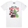 VOICEART Santa Claus World Tour Funny Christmas Graphic T-Shirt for Holidays