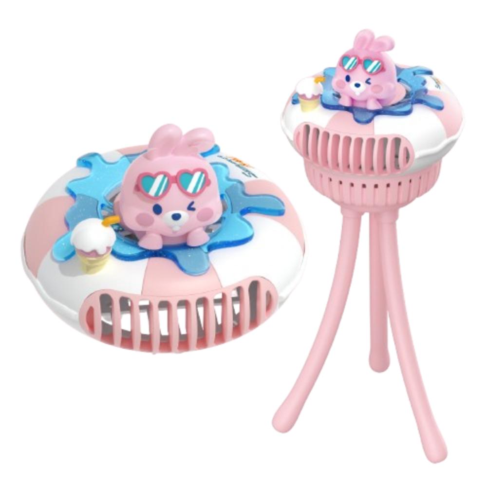 Octopus Portable Baby Stroller Fan USB Rechargeable Handheld Electric Fan Outdoor Small Fan  Home