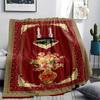 1Pz Coperta in Flanella con Stampa Musulmana, Alta Qualità, Per Tutte le Stagioni, Decorazione per la Casa, Calore e Comfort, Perfetta per Regali di Natale