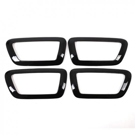 Fit For Toyota Tacoma 2016- Black ABS Interior Door Handle Bowl Trim