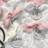 Personalized 50x 2'' Blank Clear Acrylic Rounds with Hole Transparent Acrylic Blank for DIY Project Craft Jewelry Making