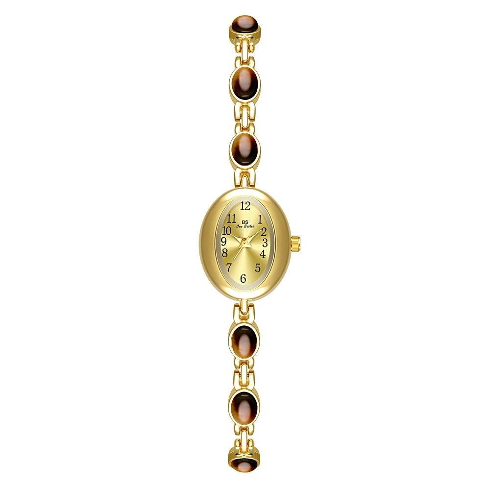 Luxe Vintage Dameshorloges Natuurlijke Jade Multi Schat Armband Polshorloge Waterdichte Horloges Voor Vrouw Cadeaus
