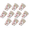 10Pcs Party Tableware Disposable Strawberry Pattern Tableware Set for Birthday Parties Seaside PartiesPaper Cup