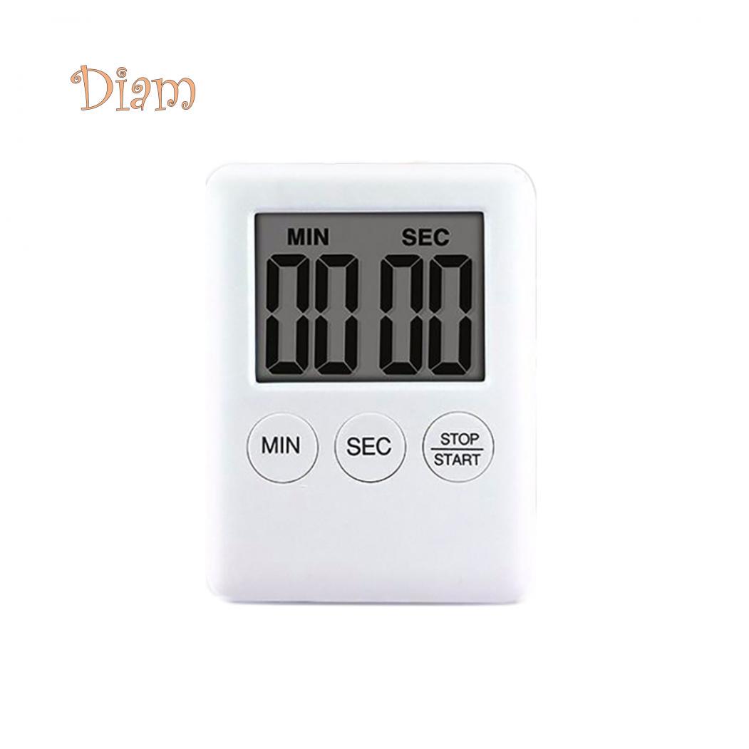 

BH Магнитный квадратный ЖК-цифровой таймер для кухни с обратным отсчетом времени Будильник Инструменты Аксессуары белый