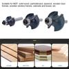 3pcs Corner Round Over Router Bit 14 Inch Shank with Bearing Woodworking Milling Cutter