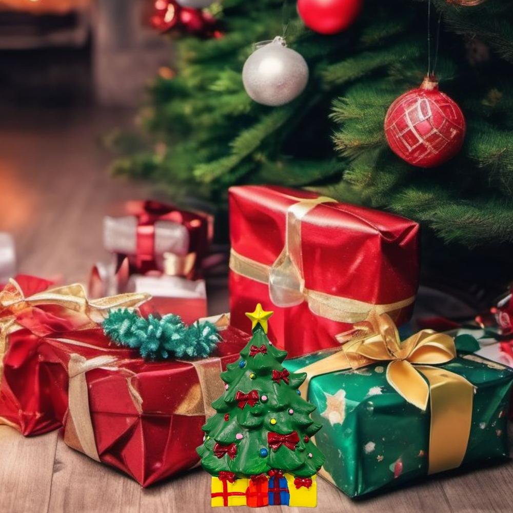 Cute Little Christmas Tree Ornaments, Warm Embellishments On the Tabletop, Home Decorations, Add To the Festive Atmosphere