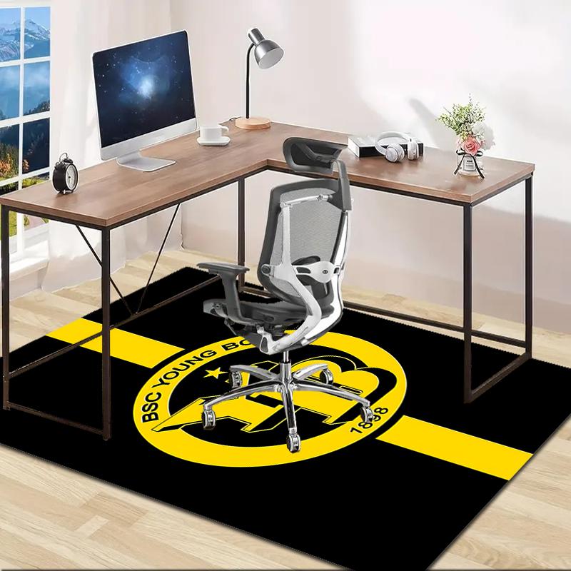 1pc Football Team Design Area Rug - Non-Slip, Soft & Cozy Floor Mat for Living Room, Bedroom, Office - Indoor/Outdoor Decorative Carpet