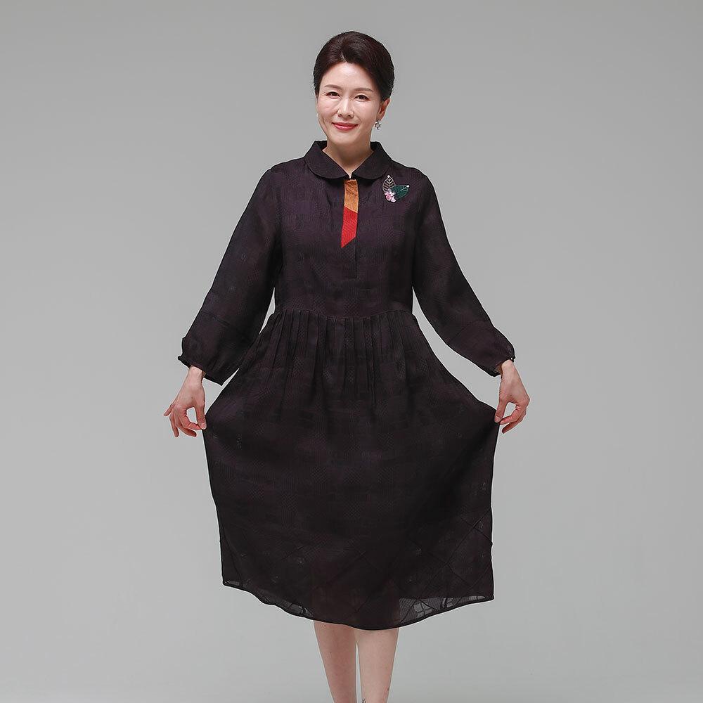 Halanghanbog Neat And Tidy Summer Women'S Rayon Dress Purple