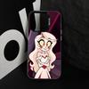 H-Hazbin C-Charlie Phone Case For iPhone 17,16,15,14,13,12,11 Plus,Pro Max,XS,Colorful Silver Phone Case Funda Cover